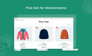price before and after text for woocommerce