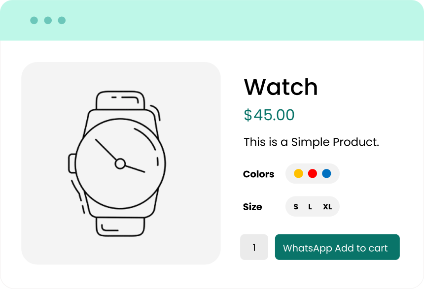 Allow WhatsApp Orders on Variable Products 