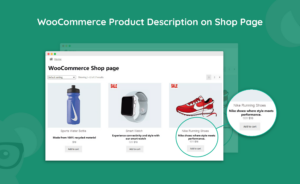 WooCommerce product description on shop page