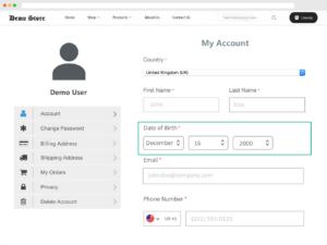 Woocommerce birthday discount coupon