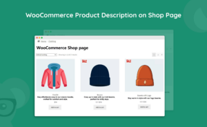 WooCommerce product description on shop page