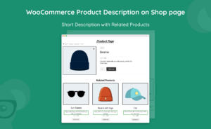 Woocommerce short description with related products