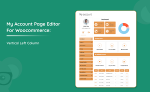 my account page for woocommerce