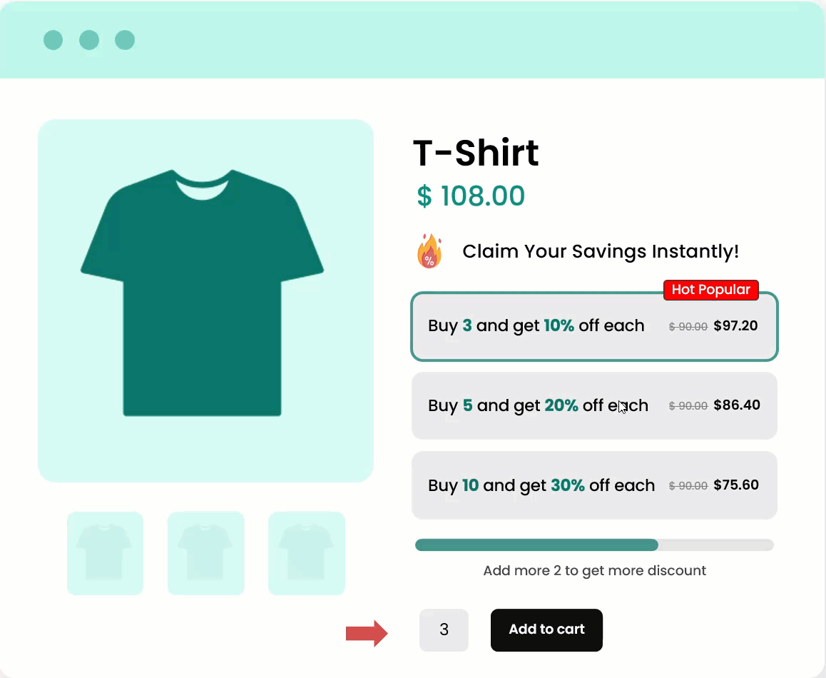Buy More Save More for WooCommerce - Wholesale pricing for WooCommerce