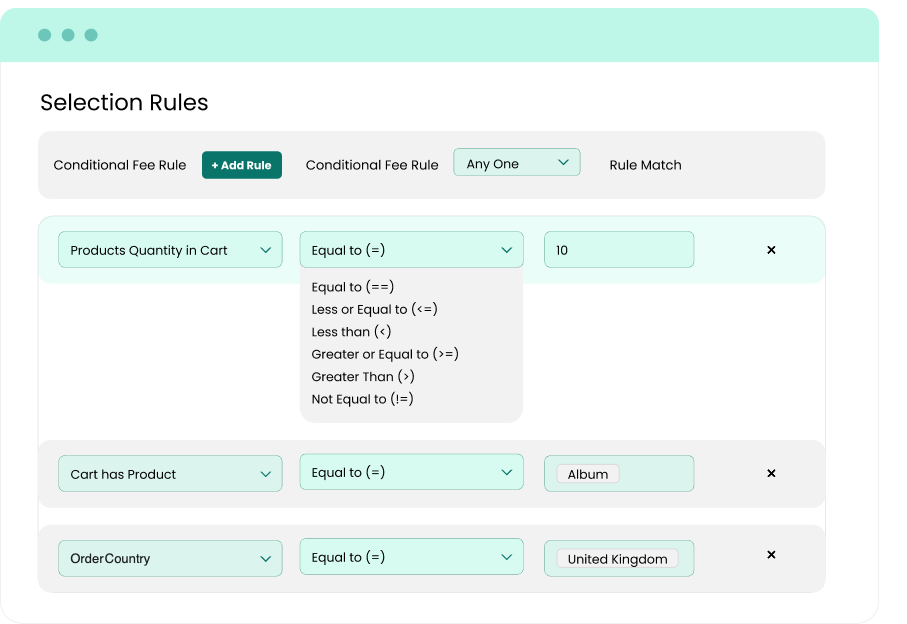 Apply Conditional Logic to Add Extra Charges 
