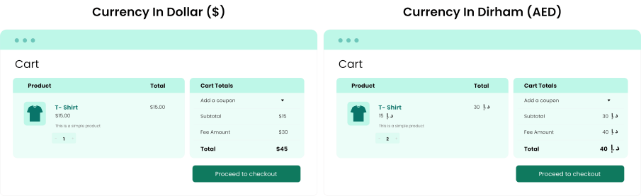 Charge Extra Fee in Multiple Currencies 