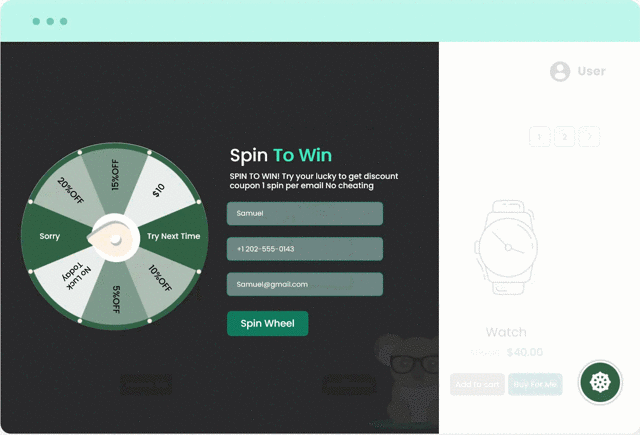Automated Coupon Discount for Winners 
