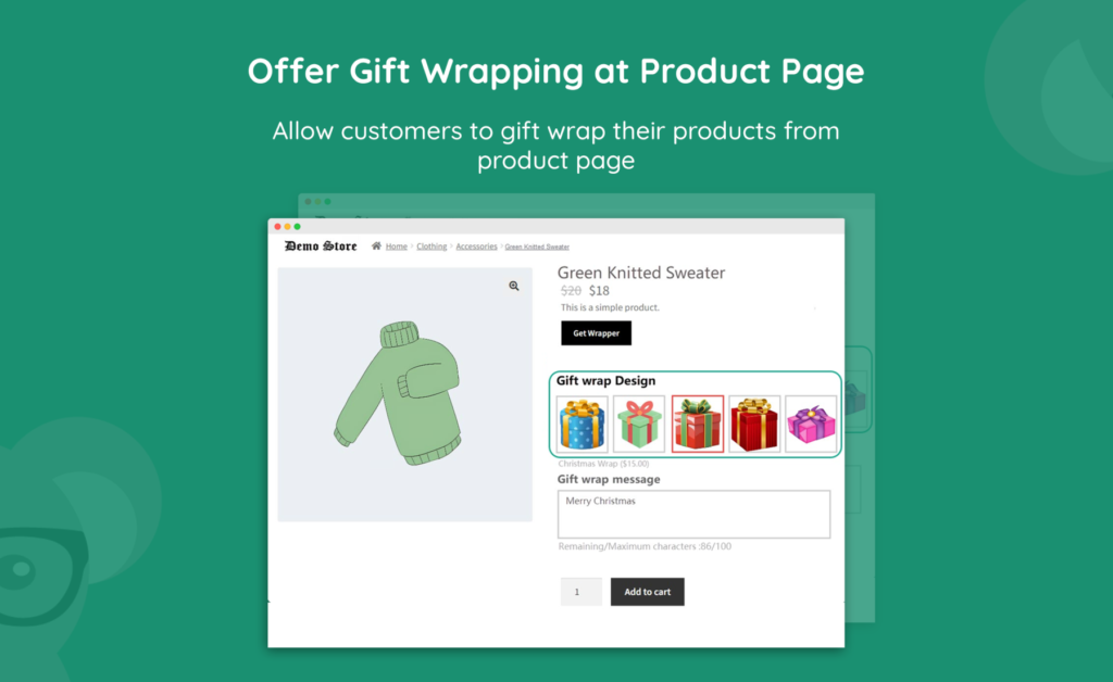 Make the Holiday season special with Gift wrap