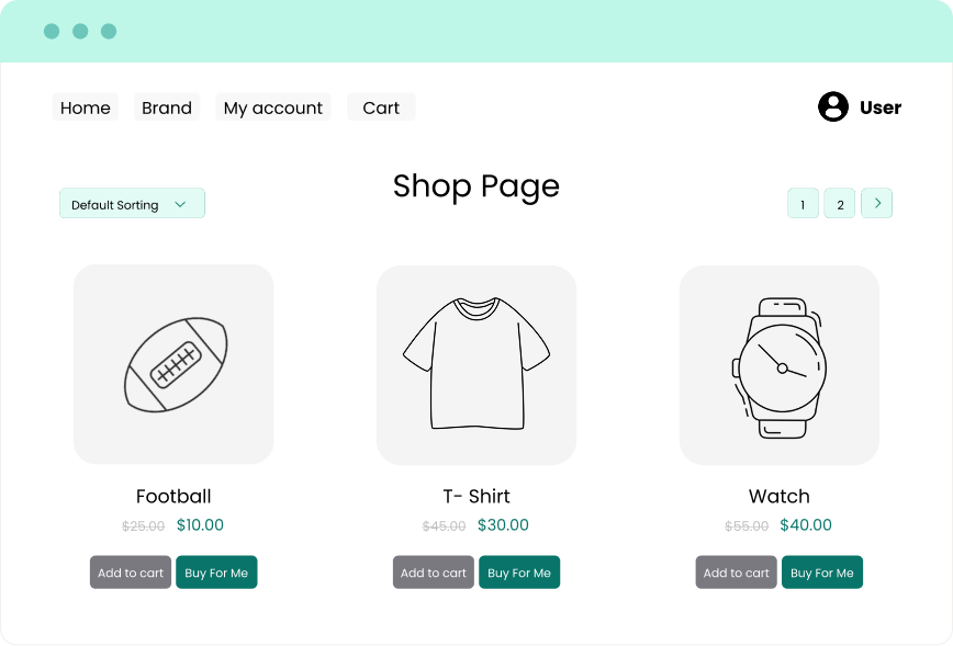 Add a “Buy for Me” Button on Product and Listing Pages