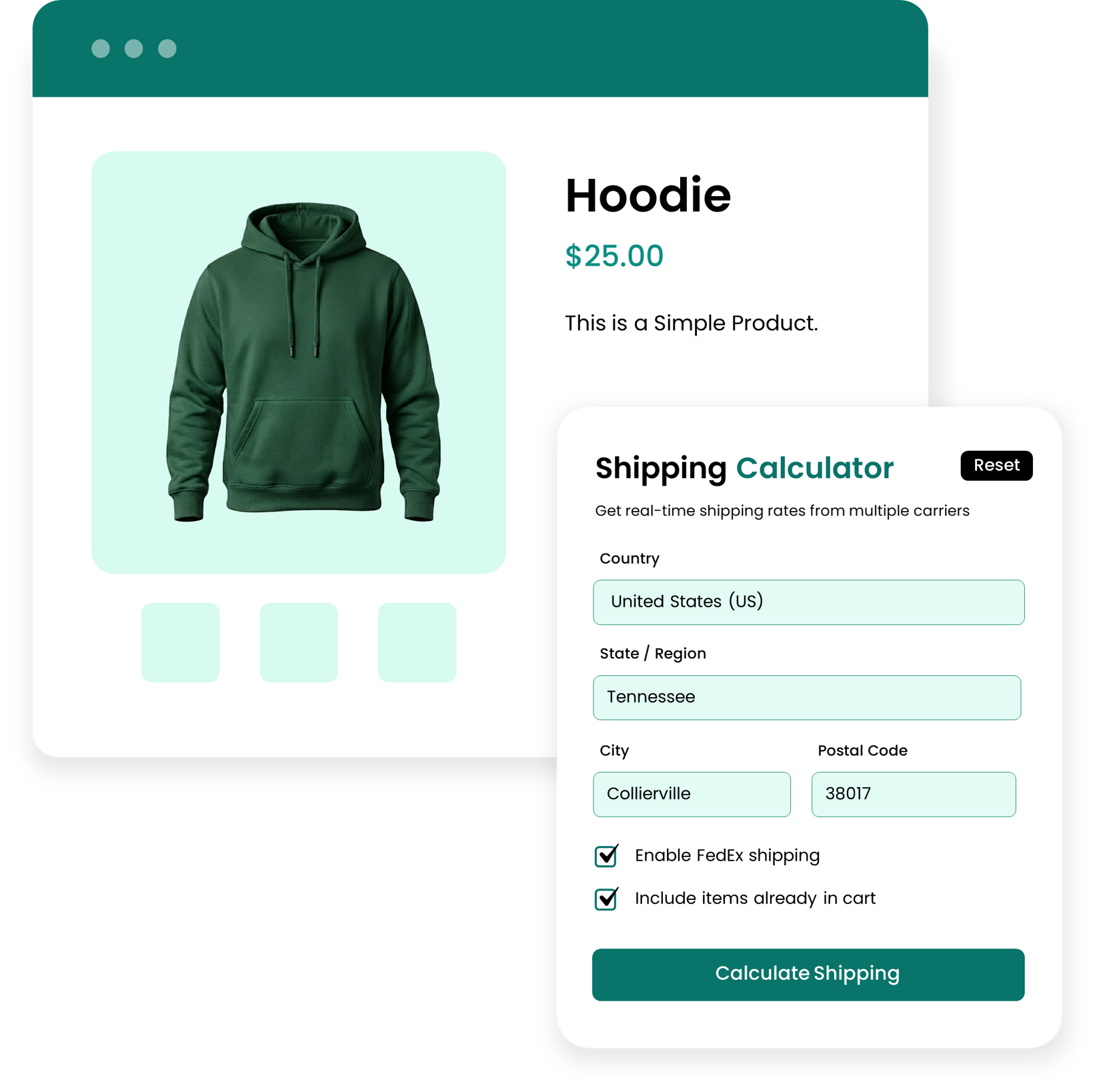 shipping calculator on product page for woocommerce-1