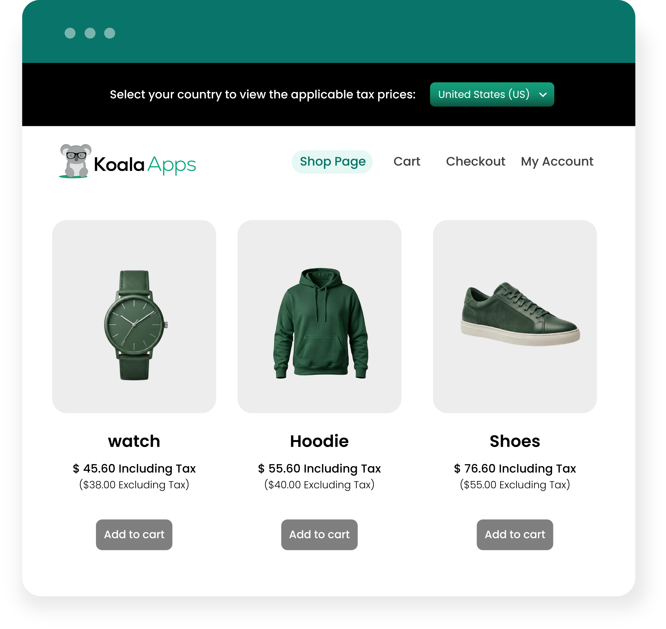 Price Including/Excluding Tax for woocommerce