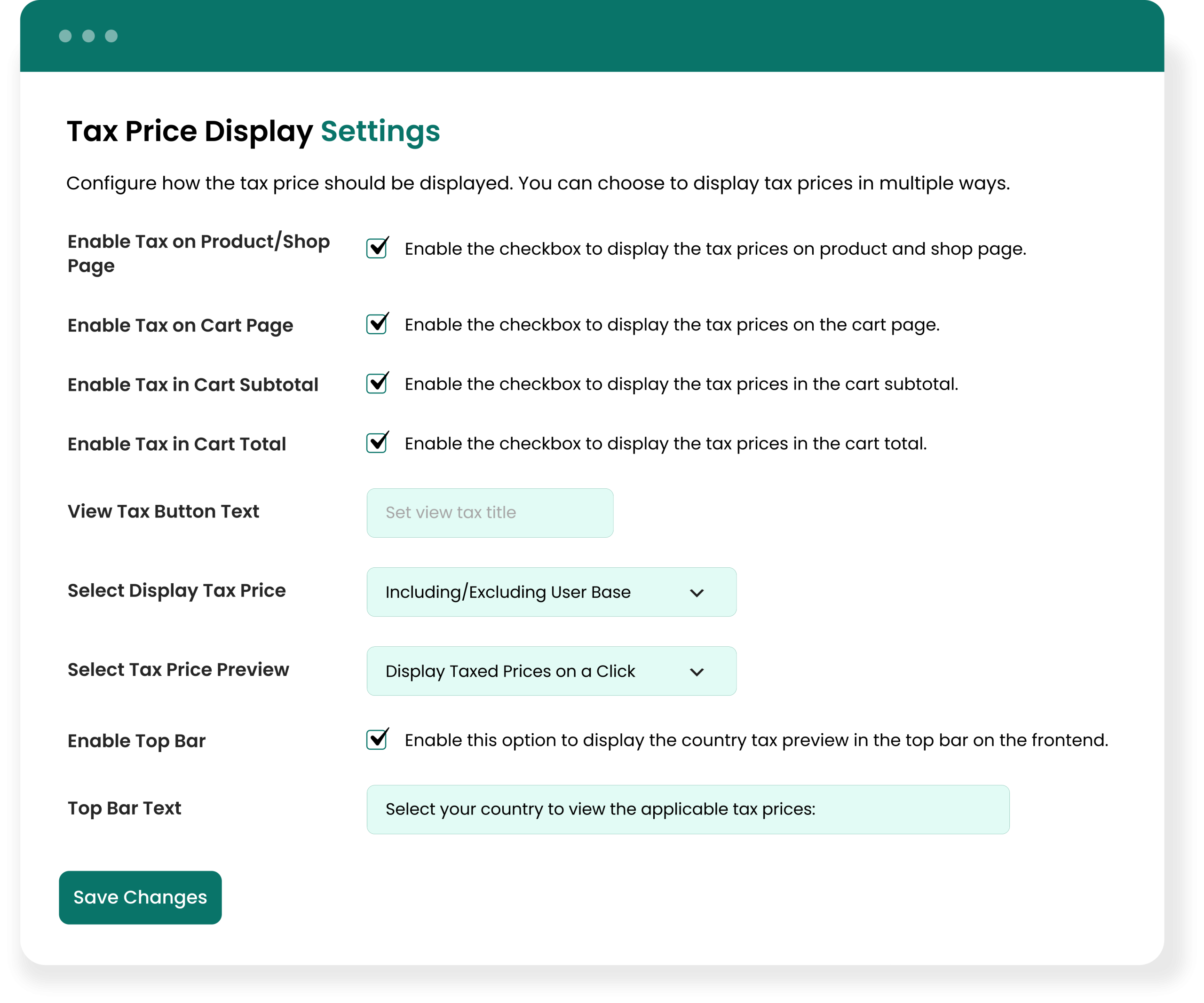 Price Including/Excluding Tax for woocommerce