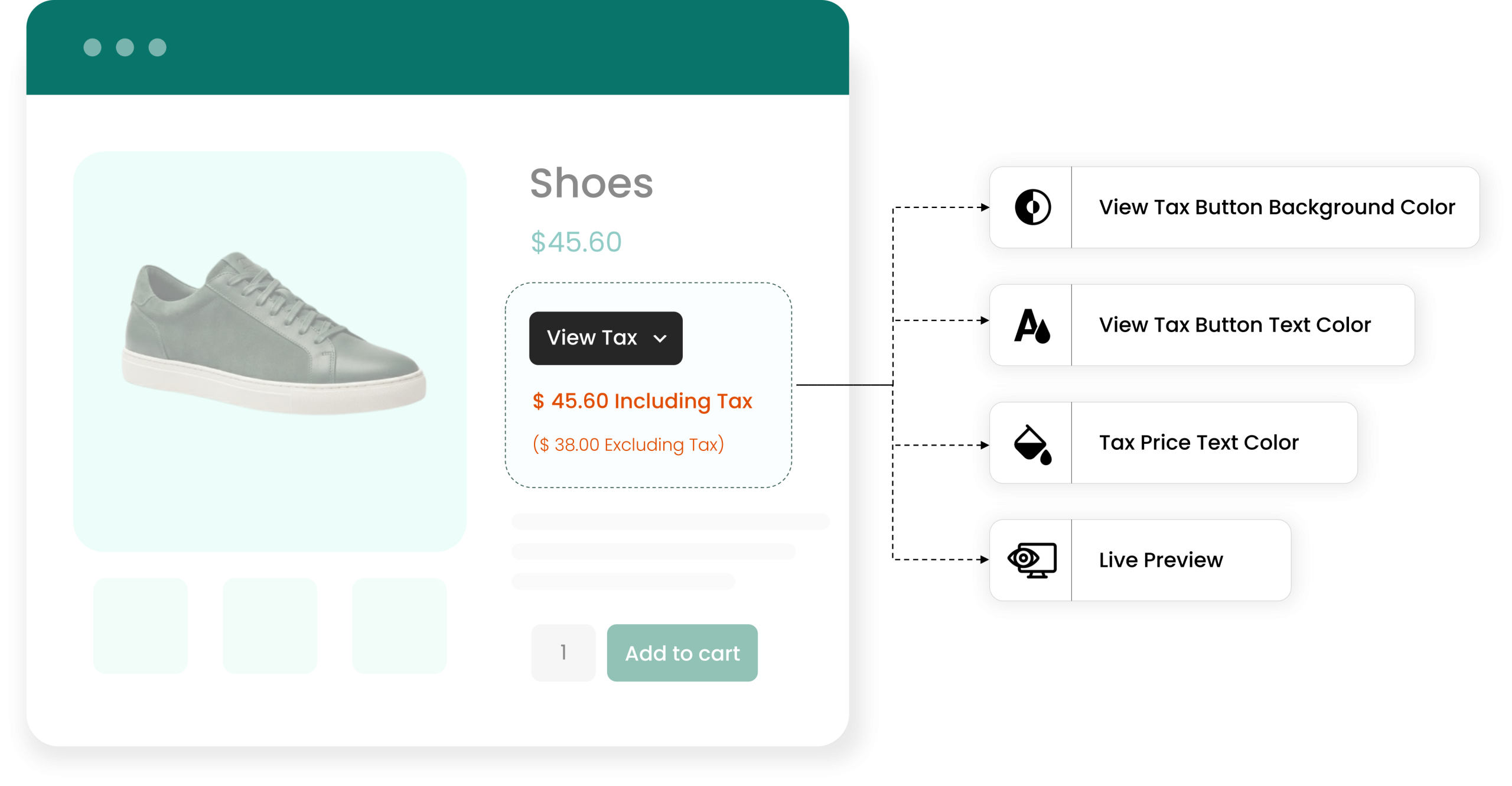 Price Including/Excluding Tax for woocommerce